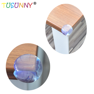 Lot de 8 protecteurs d'angle souples pour enfant, protection de pare-chocs à l'épreuve des bébés, garde d'angle de <span class=keywords><strong>porte</strong></span> de meuble de table - Product Image 2