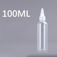 Bouteilles à presser d'huile d'olive en plastique HDPE PET de qualité alimentaire Distributeur de sauce avec bouchons torsadés pour huile