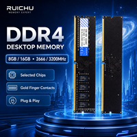 Module de RAM de bureau RuiChu DDR4 8 Go/16 Go 2666 MHz/3200 MHz ECC 288 broches DIMM pour mise à niveau PC, compatible XMP 2.0 Gaming, en stock