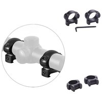 Supports en acier pour lunette de visée, profil bas, moyen, haut, pour tube de 30 mm, anneaux de montage personnalisables, emballage avec gravure de logo