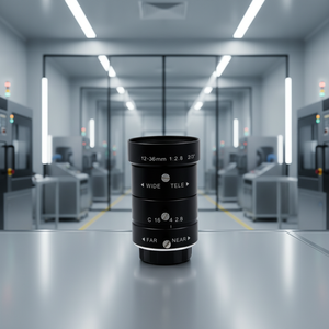 เลนส์วิชันซิสเต็มแบบปรับระยะโฟกัสได้ด้วยมือ ความละเอียด 2MP โครงสร้างโลหะสำหรับงานอุตสาหกรรม น้ำหนัก 130 กรัม ไม่มีการเคลือบผิว ผลิตในกวางตุ้ง - Product Image 3