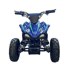 <span class=keywords><strong>Quad</strong></span> de poche 49cc pour enfants, véhicule tout-terrain léger, construction robuste en ABS, capacité de charge jusqu'à 80 kg, rotation complète à 360° - Product Image 5