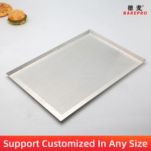 ถาดอบอลูมิเนียม40*60แบบไม่ติดสำหรับการค้าถาดอบบิสกิตไมโครเวฟถาดอบอลูมิเนียมอัลลอยด์ - Product Image 3