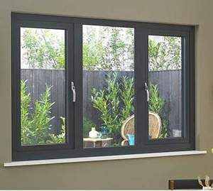 Nhà sản xuất khung hợp kim nhôm dày màn hình thép không gỉ lưới kính cường lực cửa sổ cửa sổ lăn - Product Image 1