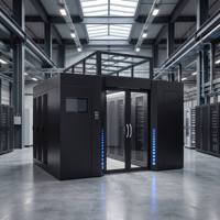 Solución de Gabinete Integrado Inteligente para Centro de Datos Micro de Bajo Consumo W-TEL para Sala de Servidores Interior