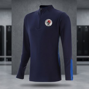 High Street Style GAA Hurling Hommes 1-4 Demi Zip Tops Haute Qualité Hoodies Sweats Solide Motif Avant Brodé Fermeture Éclair - Product Image 2