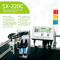 Impresora de Inyección de Tinta Térmica de Alta Velocidad 600DPI, Máquina Industrial para Impresión de Códigos QR y Códigos de Barras