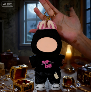 Masques de fête à la mode à la mode et vêtements et accessoires remplaçables pour poupées de 17cm - Product Image 5