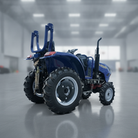 Tracteur à 4 roues de 70 CV et 80 CV, expédition d'usine, mini-tracteur à quatre roues, moteur diesel pour travaux agricoles et aménagement paysager