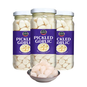 Pertanian bawang putih segar manis dan acar asam ditingkatkan dan diiris air cuka garam dan air asin dikemas dalam jumlah besar jahe - Product Image 2