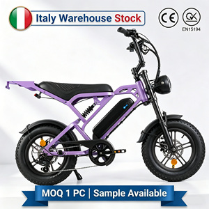 Italy Ready Stock V20Mini 16 Inch Fat Tire Electric Bike for Teenagers Italian Design 36V Mini Ebike EU US AU Warehouse - Product Image 1