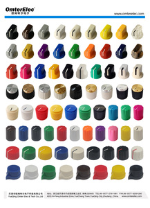 3010(17x17) black gold silver Aluminum <strong>shell</strong> <strong>knob</strong> musical instrument <strong>knob</strong> manufacturers - Product Image 5