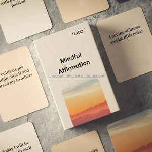 Impression personnalisée Soins de soi Autonomisation Chagrin Santé mentale <span class=keywords><strong>Psychologie</strong></span> Affirmation Deck Cards - Product Image 4