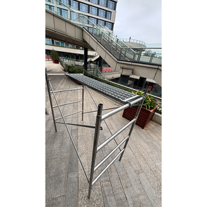 H-<strong>type</strong> Standard <strong>Scaffolding</strong> Thickened Galvanized and Can Be Added with Rollers Mobile <strong>Scaffolding</strong> <strong>Ladder</strong> Building - Product Image 2
