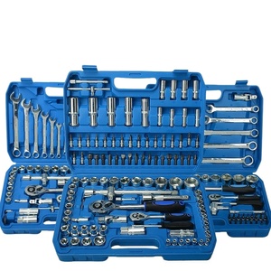 Ensemble d'outils de réparation automobile de 121 pièces, clé à cliquet, kit combiné, outils d'entretien automobile multi-tailles, directement de l'usine - Product Image 1