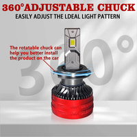 Precio de fábrica 140W Led faro Auto bombilla 360 H1 H7 H11 H15 Led H4 coche luces Led 9005 HB3 9006 hb4 LED H4 faro