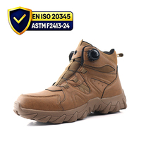 Chaussures de sécurité style sport, vente en gros, à laçage rapide, imperméables, résistantes à l'usure, anti-perforation, bottes de travail industrielles