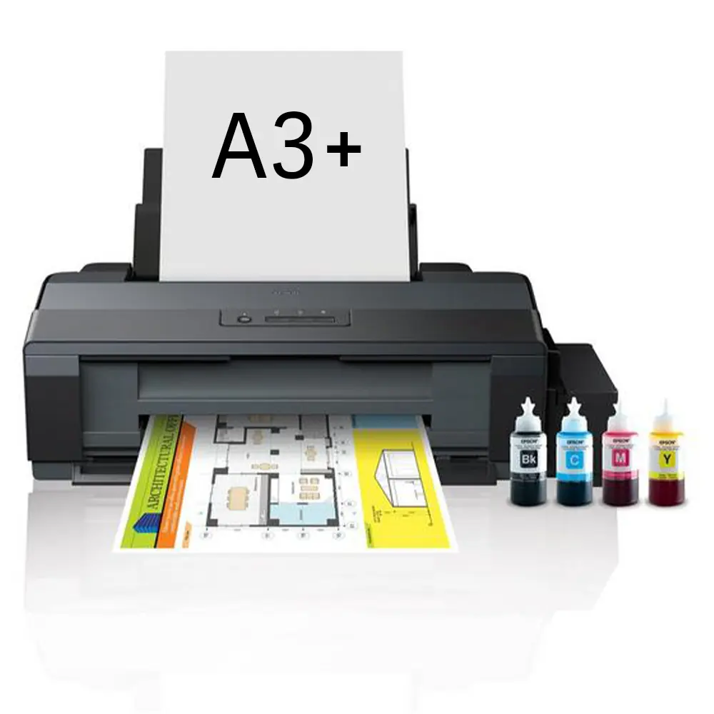 Nueva impresora de inyección de tinta L1300 original tamaño A3 + 4 colores impresión automática de ultra bajo costo para sublimación