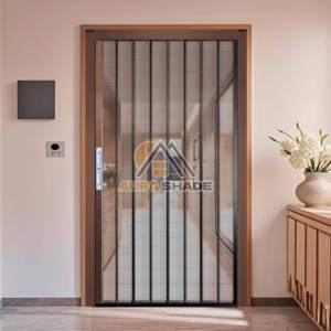 Malla Mosquitera Plegable de Acero Inoxidable Diamond Security, Puerta Corredera <span class=keywords><strong>Doble</strong></span>, Tipo Invisible, Moderna, para Hotel - Product Image 5