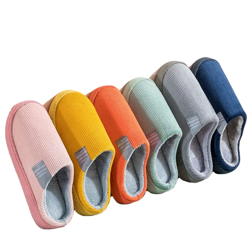 Hot Sales Cotton Slipper Baumwoll pantoffeln Winter Günstige Anti-Rutsch-Baumwoll haus Frauen Slipper