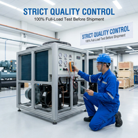 Enfriador de Aire Evaporativo Industrial de 5hp, Fabricado en China, con Ventilador Centrífugo, Control Remoto, R410A, Bajo Nivel de Ruido, para Refrigeración de Almacenes