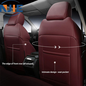 <span class=keywords><strong>Coprisedili</strong></span> auto in pelle di lusso personalizzati per Tacoma Civic-Set completo impermeabile per tutte le stagioni - Product Image 5