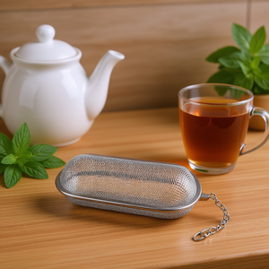 Passoire à thé en acier inoxydable Westmark avec chaîne pour infuser et cuisiner - Product Image 3