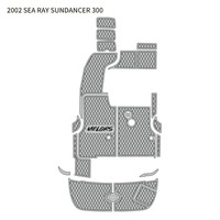 Tapis de sol en mousse de teck EVA pour bateau Melors CNC Marine pour SEA RAY 300