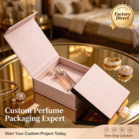 Coffret cadeau de parfum de luxe personnalisé avec des flacons en verre de haute qualité et des boîtes rigides exquises