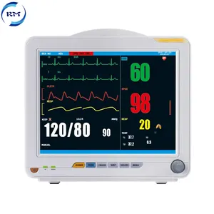 RM ICU monitor peralatan medis monitor tanda penting ultratipis portabel pintar multi-parameter 12.1 inci layar tampilan warna TFT