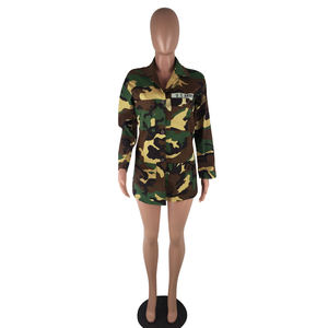 2023 primavera inverno <span class=keywords><strong>donna</strong></span> Camo <span class=keywords><strong>Cardigan</strong></span> cappotto lungo <span class=keywords><strong>giacca</strong></span> invernale <span class=keywords><strong>donna</strong></span> - Product Image 5