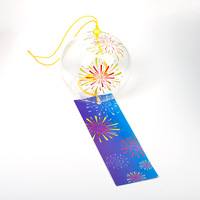 Carillon éolien en verre Japandi fait main Vigreat, créatif, en forme de méduse givrée, pour la maison, l'hôtel, l'arbre de Noël, le jardin, la décoration de baptême