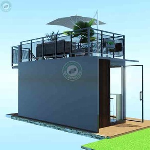 Cafetería en Contenedor de 20 pies, Pequeña Cafetería con Terraza y Escalera, Tienda de Comida Rápida y Cerveza con Mesas en <span class=keywords><strong>Colombia</strong></span> - Product Image 5