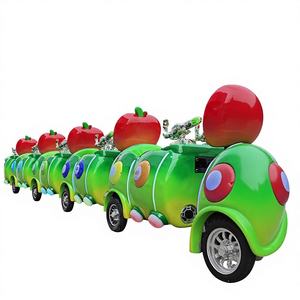 Banana Land Anime Couleur Verre Acier Jeu Extérieur Train Enfants Jouer Carrousel Ride pour <span class=keywords><strong>Centre</strong></span> <span class=keywords><strong>Commercial</strong></span> Utilisation avec 5-10 Enfants Soft Play - Product Image 2