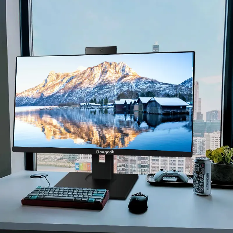 Nouveau pc launch 27 pouces tout-en-un, prise en charge de la caméra de levage et écran tactile 4k, ordinateur tout-en-un