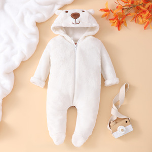 Newborn Winter Thickened Jumpsuit Warm Children's Climbing Clothes with Zipper - Product Image 3