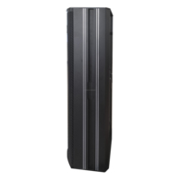 Éclairage Audio vidéo professionnel haut-parleur à colonne passive bidirectionnelle 4*4.5 pouces 350W haut-parleurs à double colonne en métal Flexible