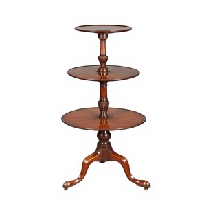 Table Top Handmade Eco-Friendly Acacia Wooden Round <b>Cupcake</b> <b>Stand</b> Dishwasher Safe Home Partyware BS INTERNATIONAL Model NAR00227 - Product Image 2