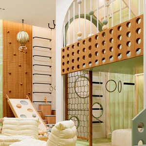 Camera a tema per bambini a due piani sportivi per bambini letto per bambini mobili personalizzati per bambini progettati dai designer - Product Image 3