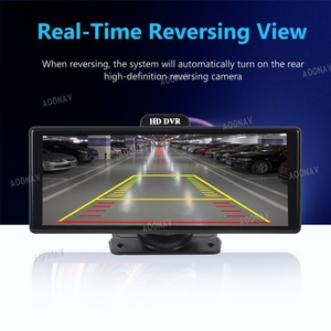 Portable Wireless Carplay <b>Car</b> Stereo with Dash Cam Android Auto 4K DVR ADAS GPS FM Mirror Link Parking Monitor Rearview - Product Image 4
