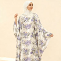 Abayas en polyester faites à la main, coupe ajustée, longueur cheville, pour femmes musulmanes, grandes tailles, couleur personnalisable, manches longues, respirantes, anti-plis