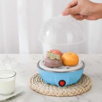 Cuiseur à œufs électrique automatique, capacité 7 œufs, 300W, cuiseur vapeur en plastique, arrêt automatique, pour la cuisine domestique