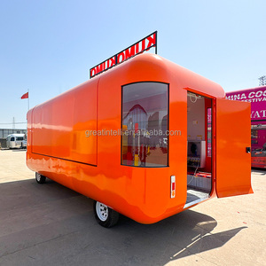 Fully Equipped Kitchen Food caravan Coffee Shop Outdoor Food Restaurant Mobile Kitchen <b>Used</b> Food Truck Burger <b>Trailers</b> <b>for</b> <b>Sale</b> - Product Image 6