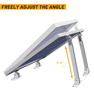 Giá đỡ tấm pin mặt trời có thể điều chỉnh góc nghiêng, khung nhôm, cấu trúc giá đỡ tấm pin quang điện - Product Image 2