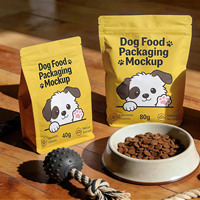 Sachet Doypack Personnalisé Imprimé Qualité Alimentaire pour Friandises Lyophilisées pour Chiens et Nourriture pour Chats – Emballage Alimentaire pour Animaux de Compagnie