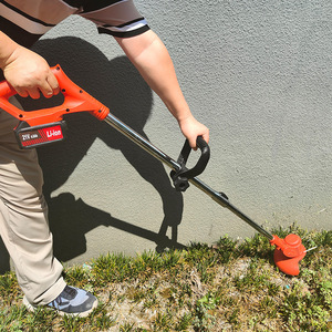 Power String Trimmer GX-LGT01 Rechargeable Battery Stainless Steel Blade Anti-vibration Handle Lawn Grass Cutting - Product Image 2