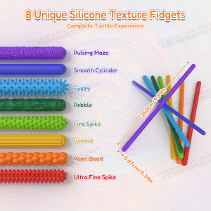 Juguete Sensorial de Silicona con Textura para Niños y Adultos con Autismo, Alivio de la Ansiedad, Dispositivos para el TDAH - Novedades para Fiestas - Product Image 4