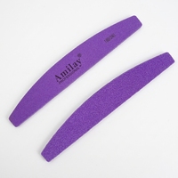 Lime à ongles professionnelle en éponge violette, grain 180/240, outil de salon, personnalisable avec logo OEM – Meilleure vente