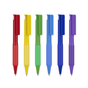 Advertising Promotional Gift Custom Retractable Plastic Gel Ink Pen with Grip - Product Image 4