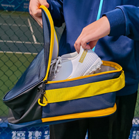 Sac de rangement pour chaussures en tissu Oxford, double compartiment, grande capacité, moderne et très vendu, idéal pour les voyages en extérieur